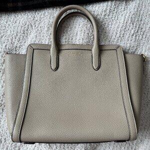 Ralph Lauren Leather Small Tyler Tote Bag Taupe
